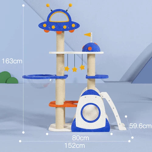 Arbre Chat Capsules Jeu Spatial