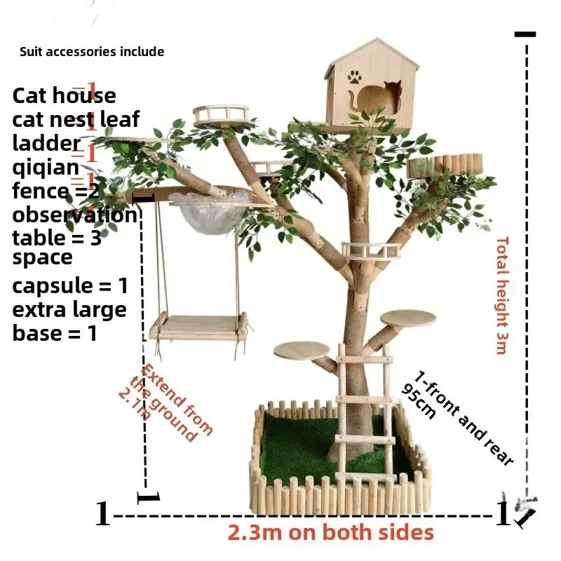 Arbre à Chat Design Naturel
