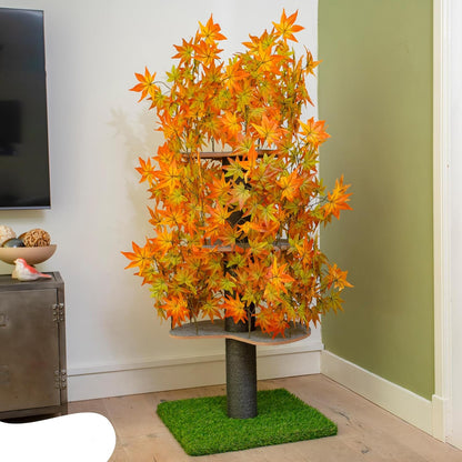 Arbre Chat Design Naturel Feuilles