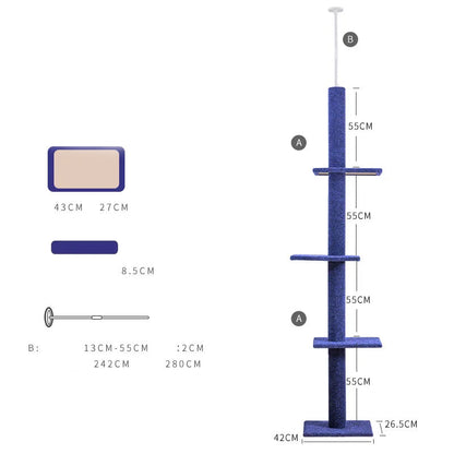 Arbre à chat Maine Coon Sol Plafond