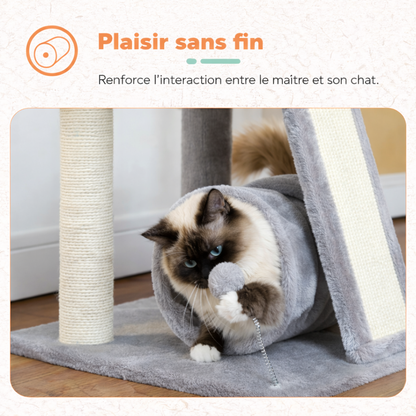 Arbre Chat Compact Tunnel Jeu