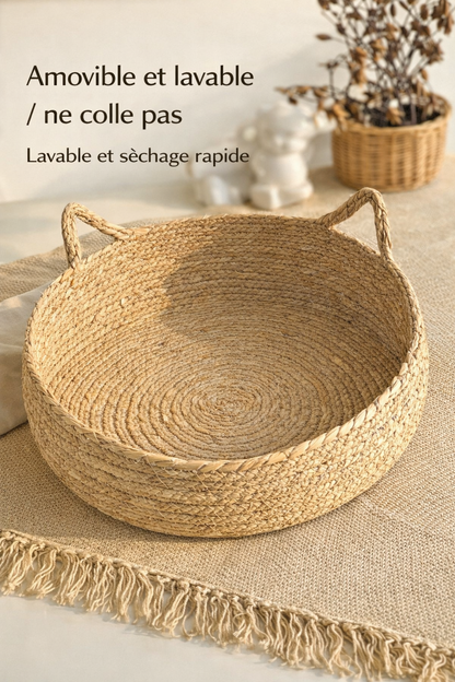 Panier Douillet Chat Osier