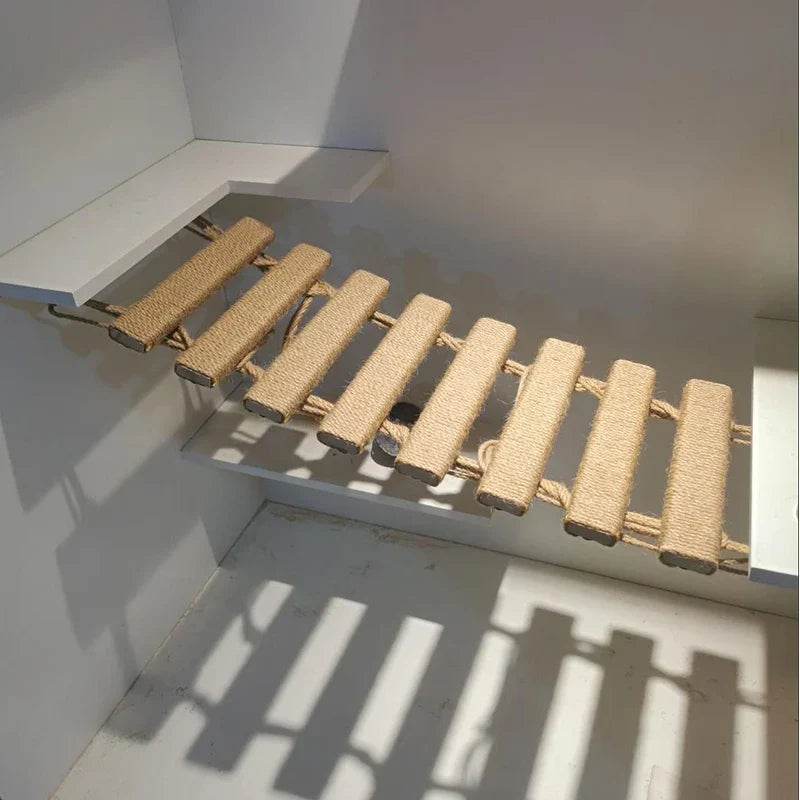 Pont Suspendu Echelle Chats DIY