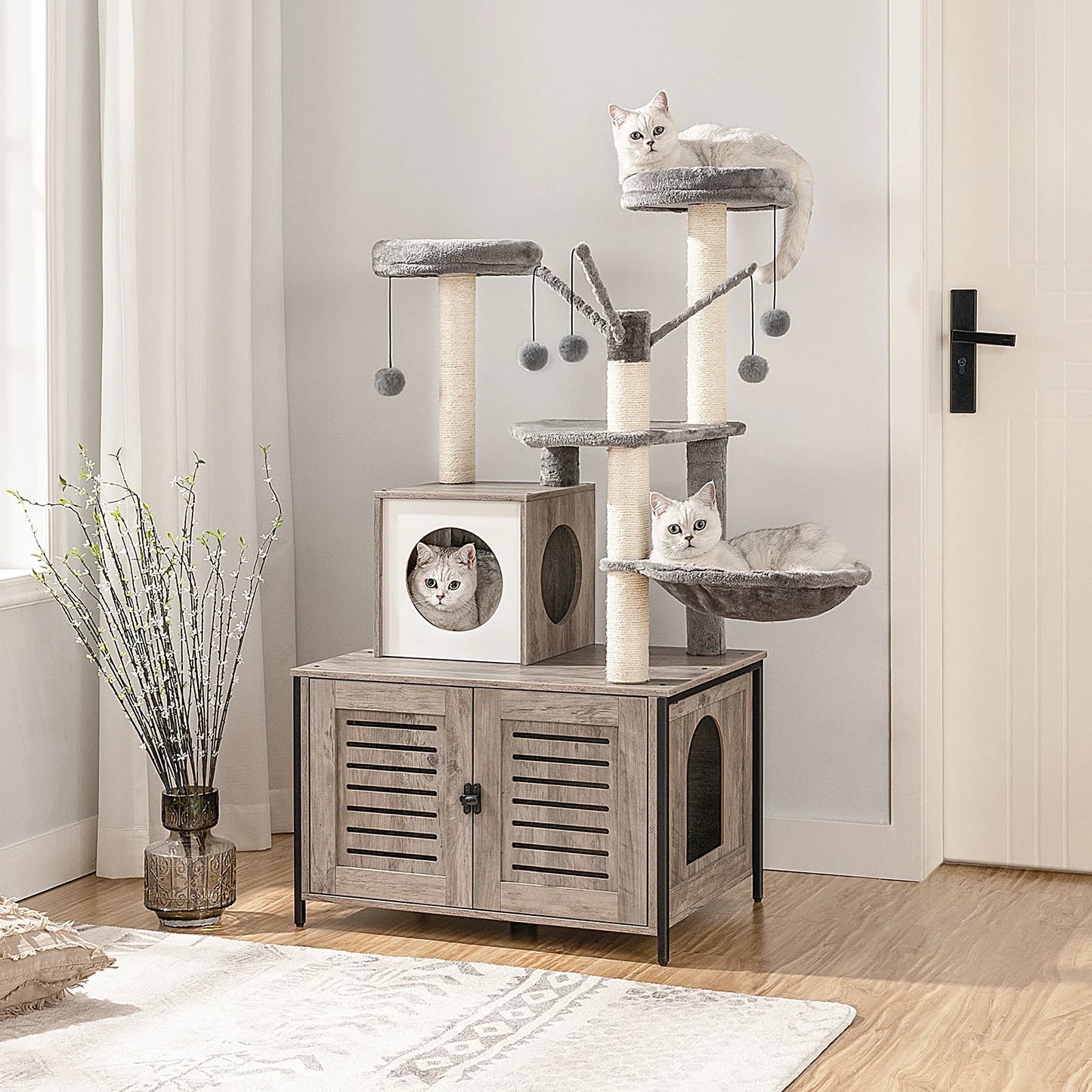 Arbre Chat Meuble Litière