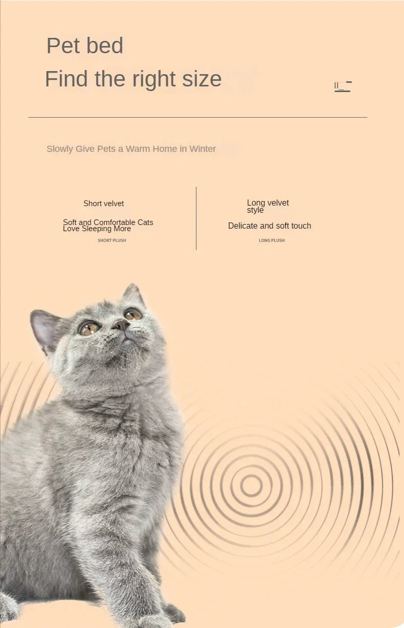 Panier Chat Apaisant Cocon Douillet Anti-Stress