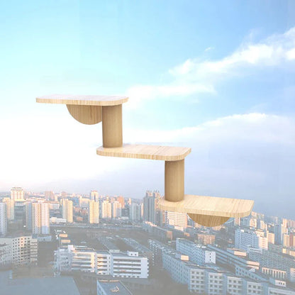 Étagères Fenêtre Chat Mural Ventouses