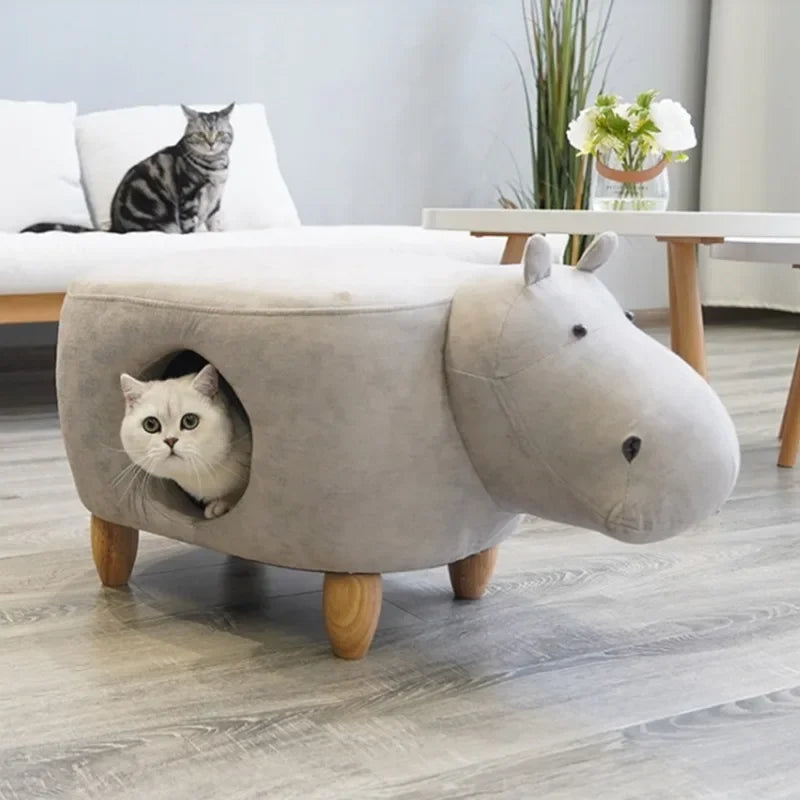 Arbre Chat Design Pouf Éléphant