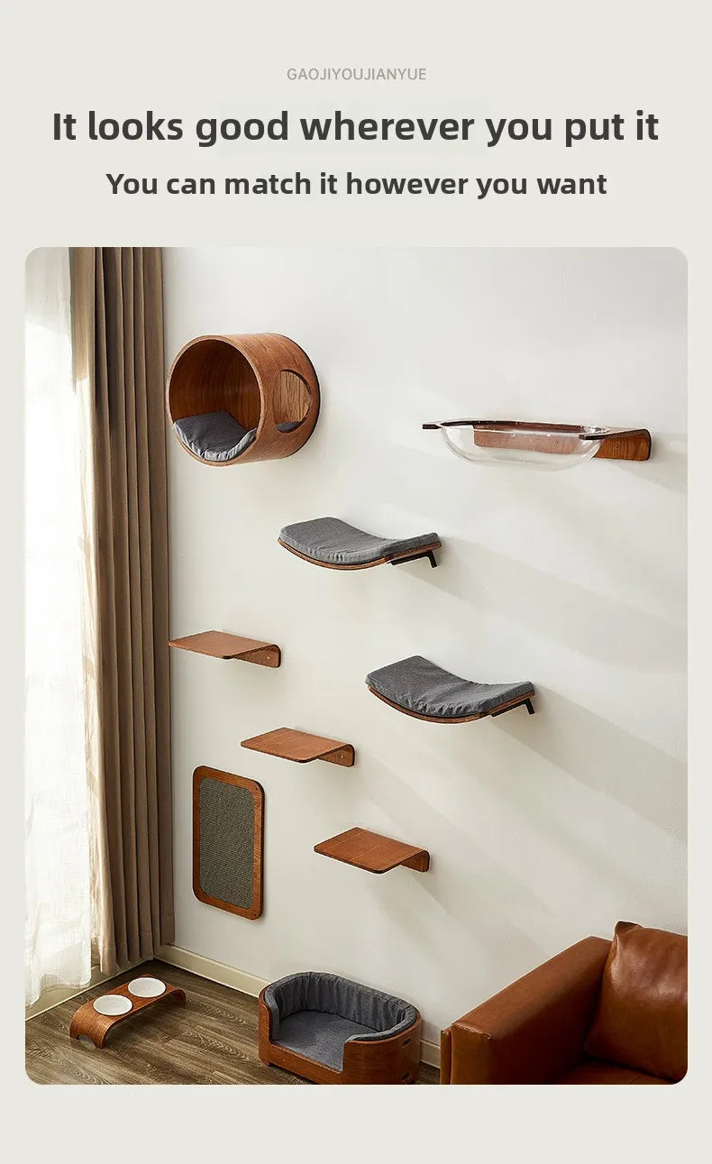 Arbre Chat Mural Design Moderne