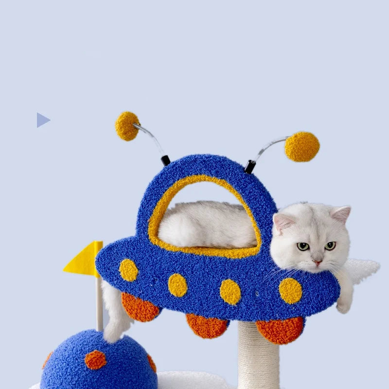 Arbre Chat Capsules Jeu Spatial