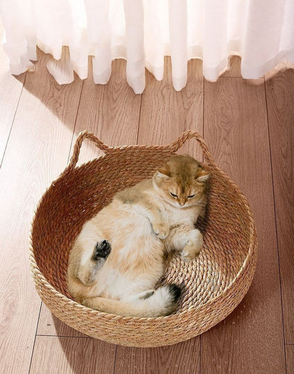 Panier Douillet Chat Osier