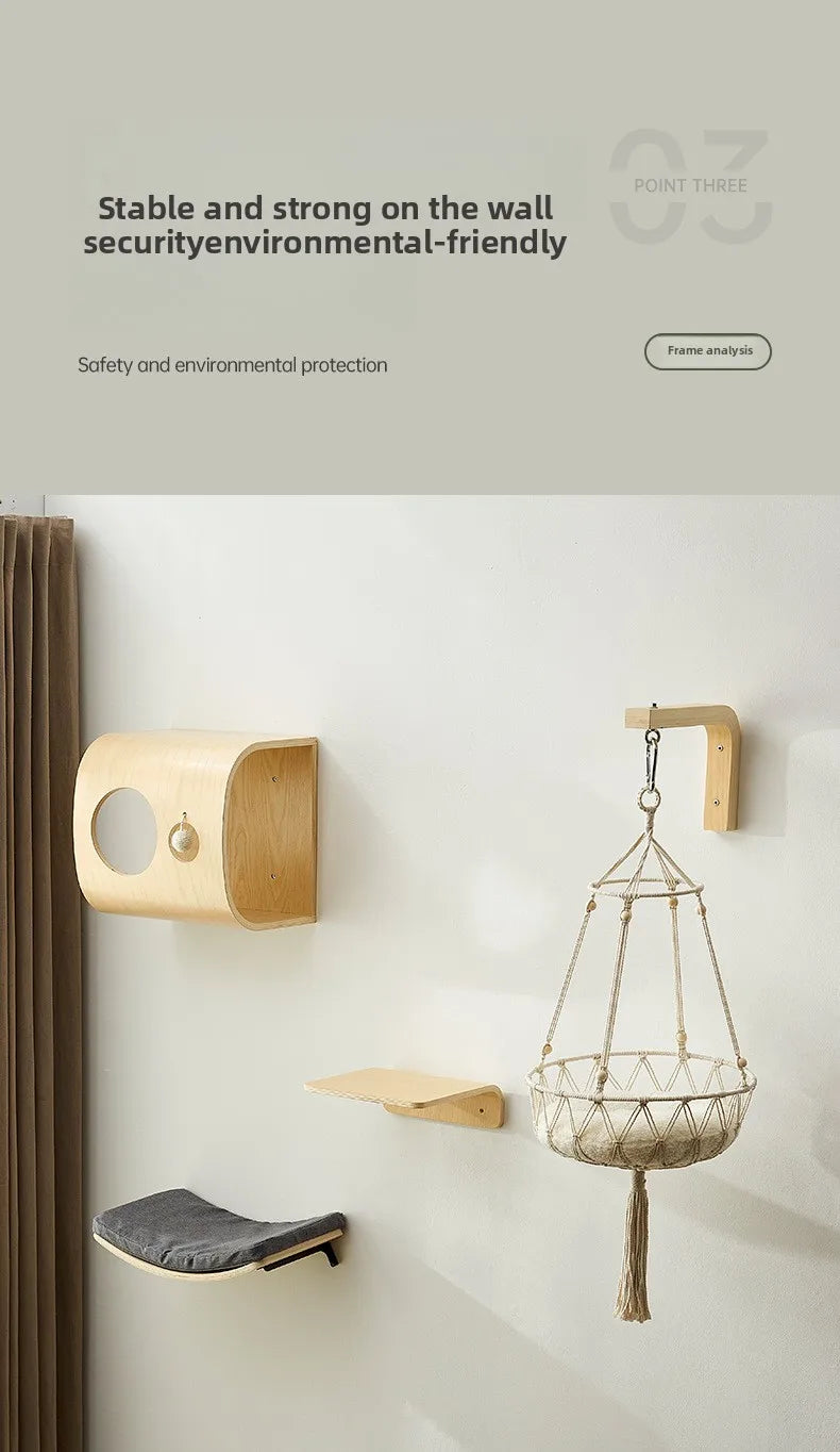 Arbre Chat Mural Design Moderne