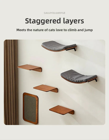 Arbre Chat Mural Design Moderne