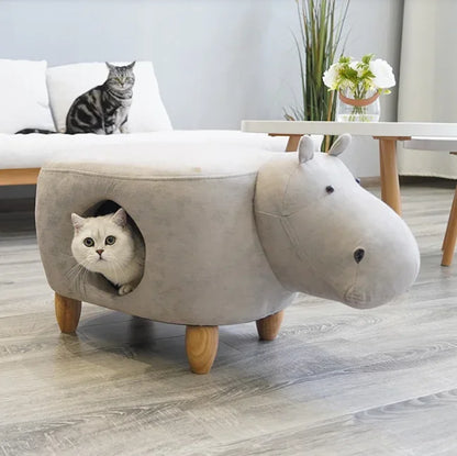 Arbre Chat Design Pouf Éléphant