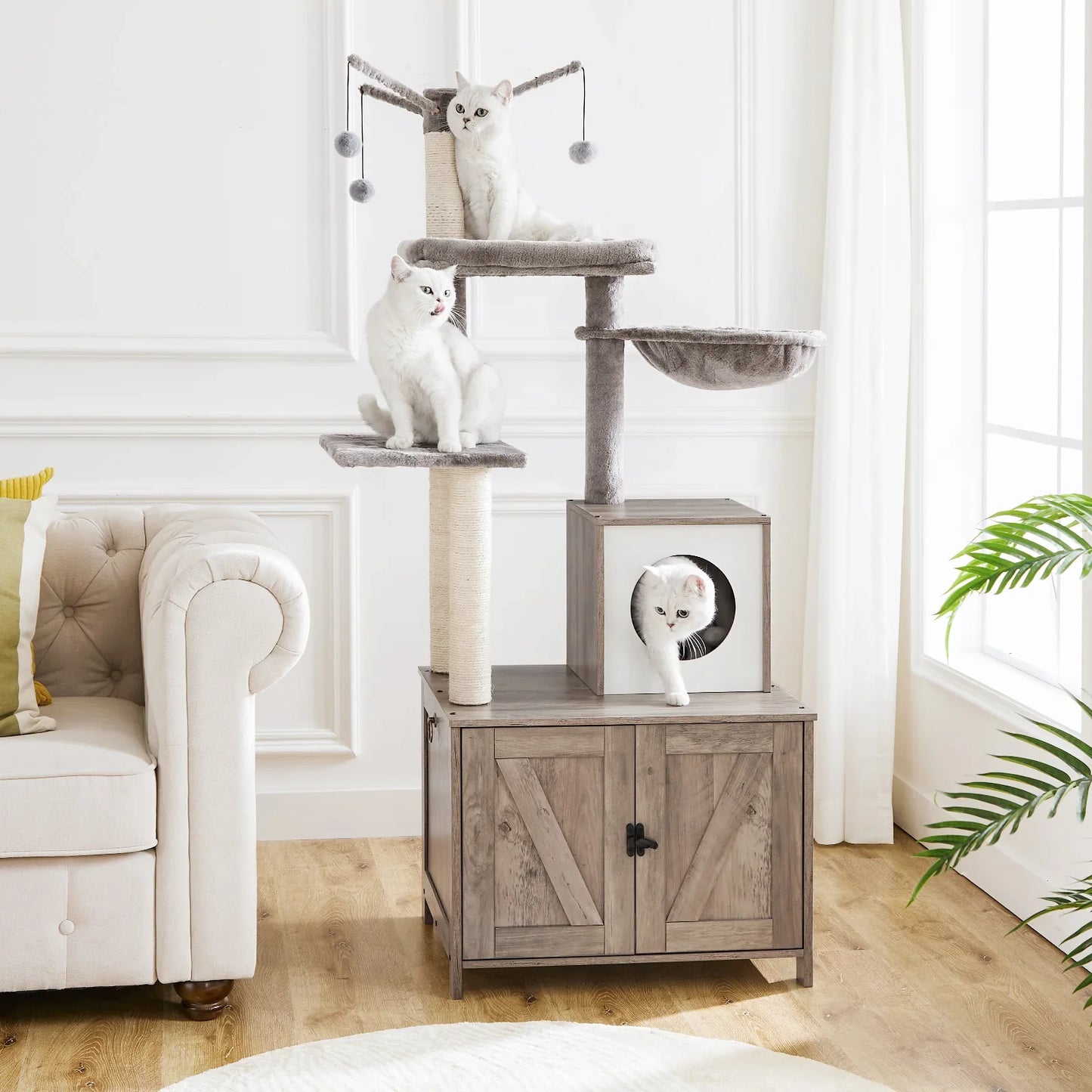 Arbre Chat Meuble Litière