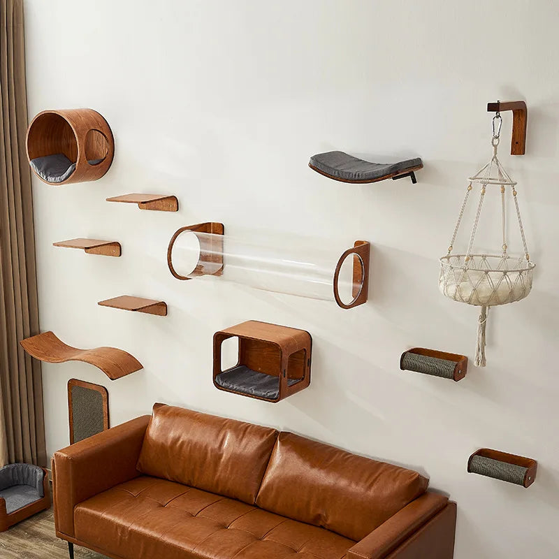 Arbre Chat Mural Design Moderne