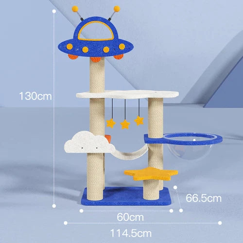Arbre Chat Capsules Jeu Spatial