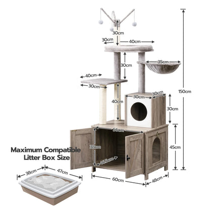 Arbre Chat Meuble Litière