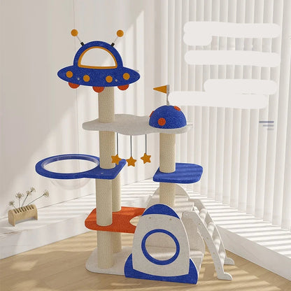Arbre Chat Capsules Jeu Spatial