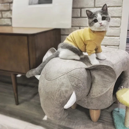 Arbre Chat Design Pouf Éléphant