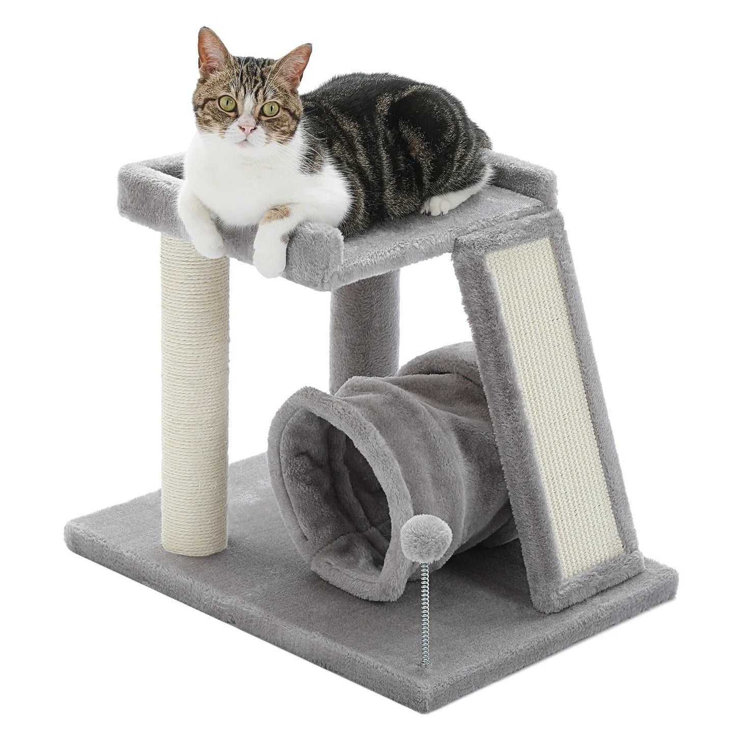 Arbre Chat Compact Tunnel Jeu