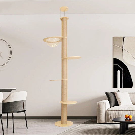 Arbre Chat Maine Coon Plafond Hamac