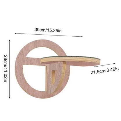 Arbre à Chat Mural Design Bois