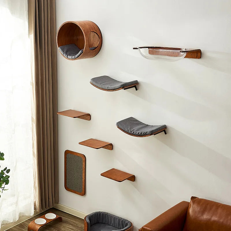 Arbre Chat Mural Design Moderne