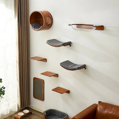 Arbre Chat Mural Design Moderne