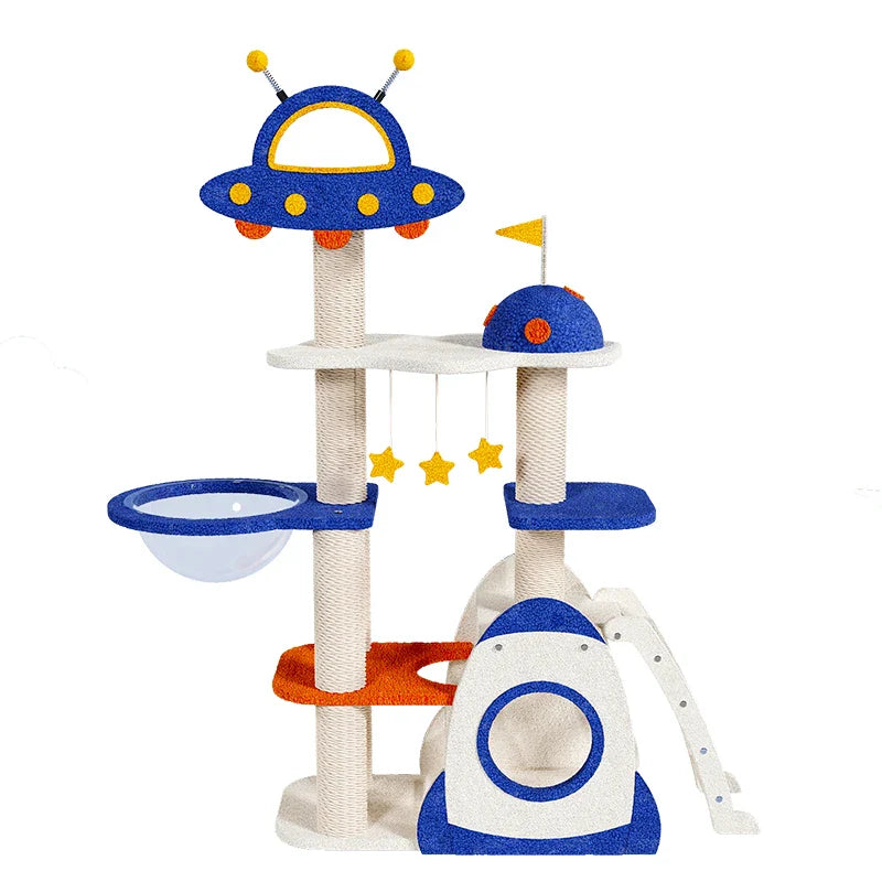 Arbre Chat Capsules Jeu Spatial