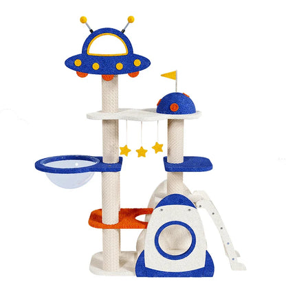 Arbre Chat Capsules Jeu Spatial