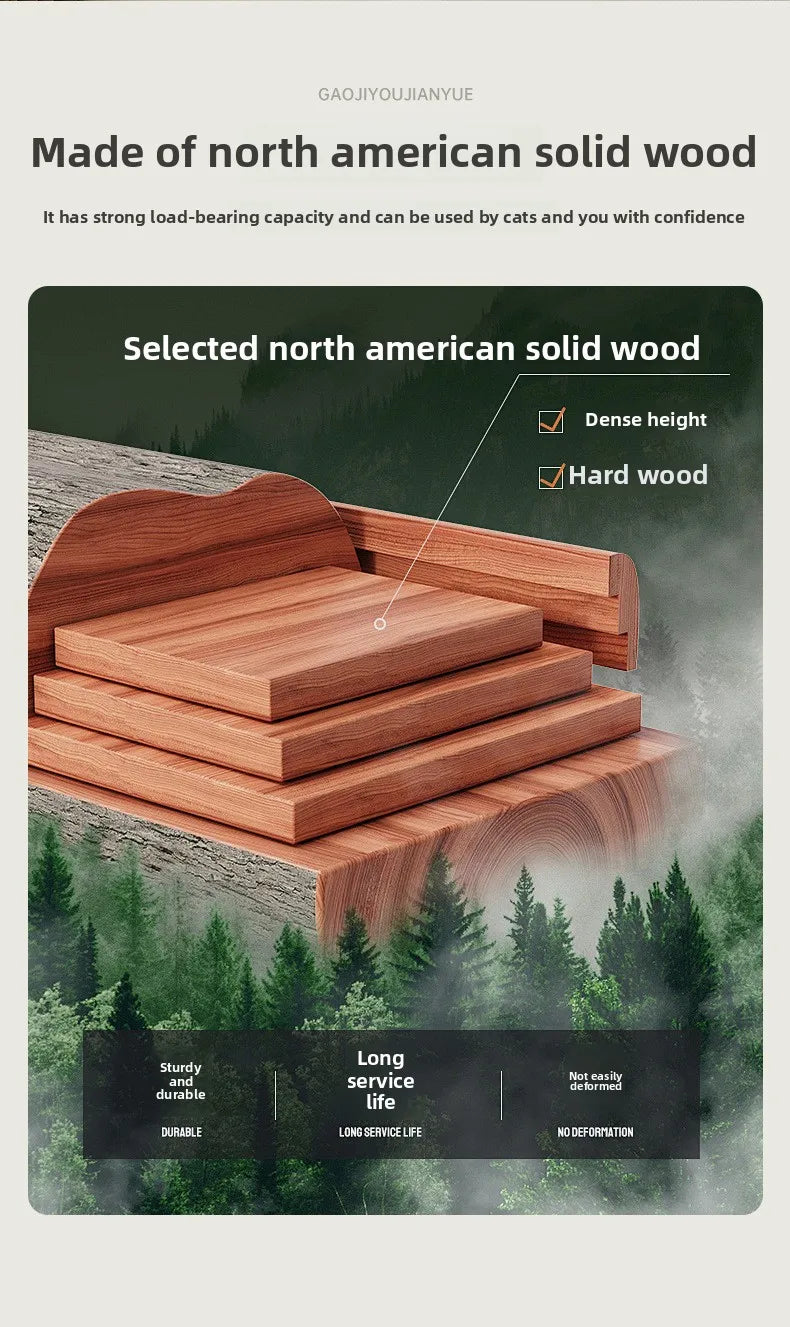 Arbre Chat Mural Design Moderne