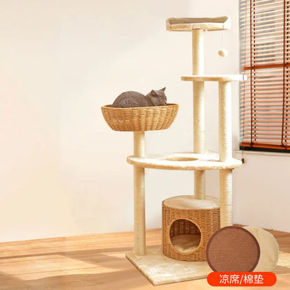 Arbre Chat Bois Massif Design