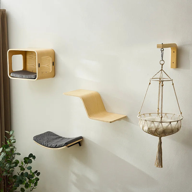 Arbre Chat Mural Design Moderne