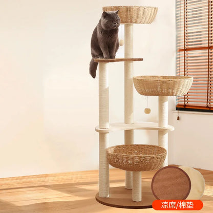 Arbre Chat Bois Massif Design