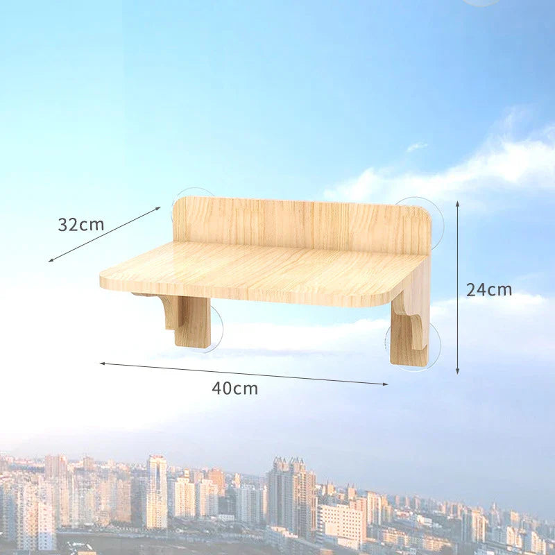 Étagères Fenêtre Chat Mural Ventouses