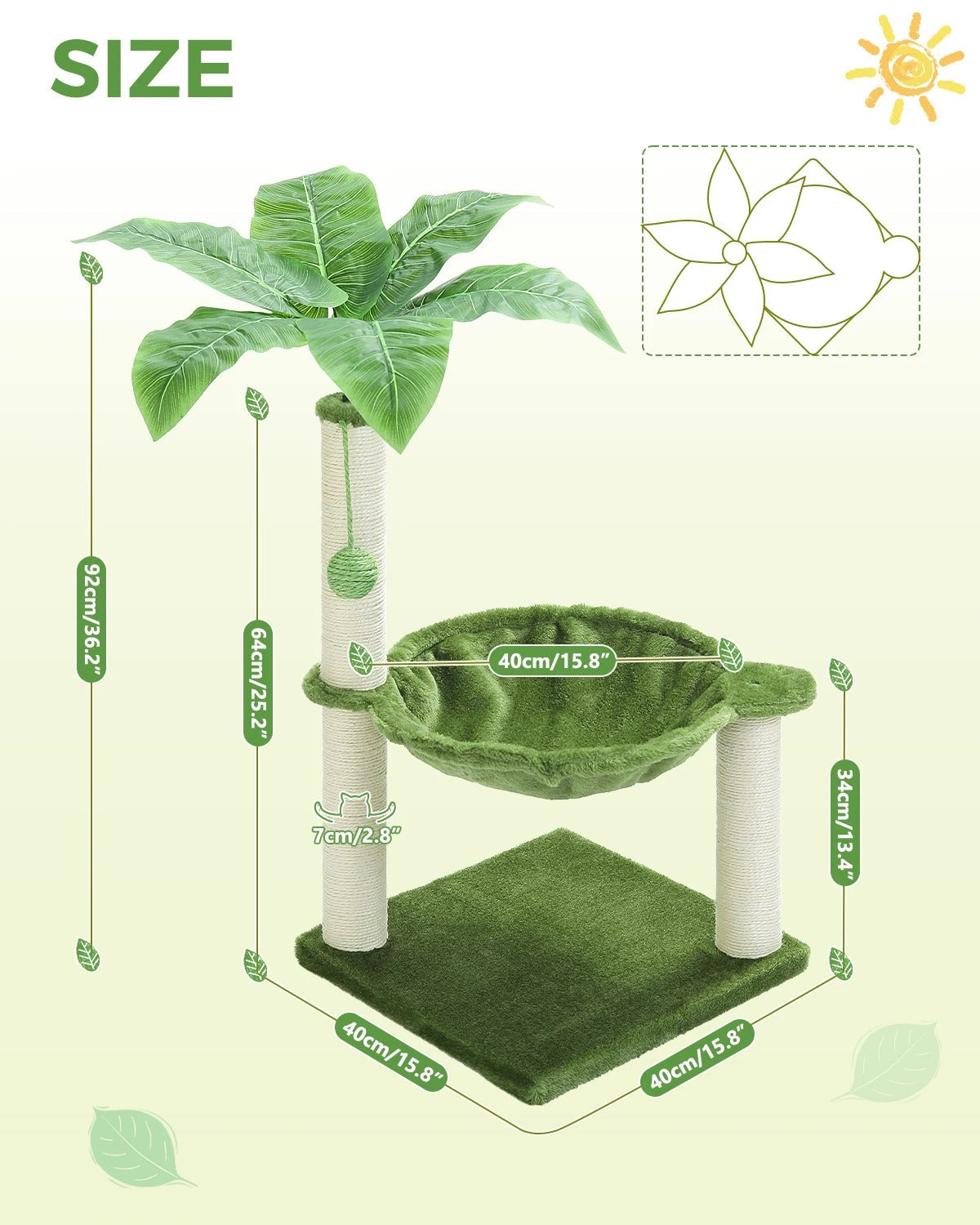 Arbre Chat Confortable Hamac