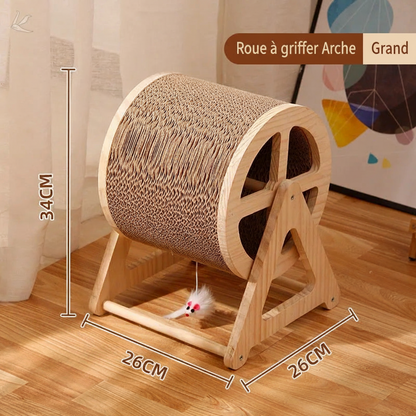 Roue d'Exercice Silencieuse pour Chat